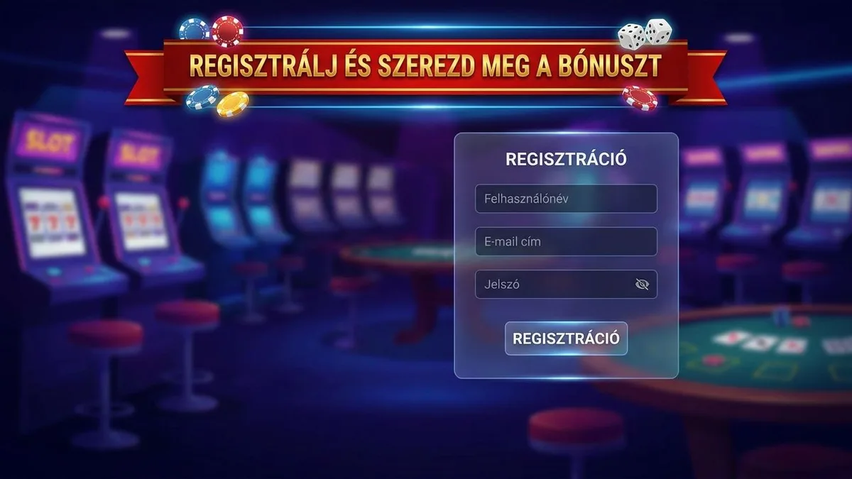 Regisztráció bónusszal